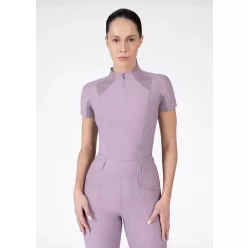   Maximilian Frame női rövid ujjú lovaglófelső - orchidea, XXS