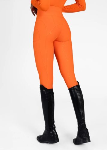 Maximilian Outline női lovaglóleggings - narancssárga, XS