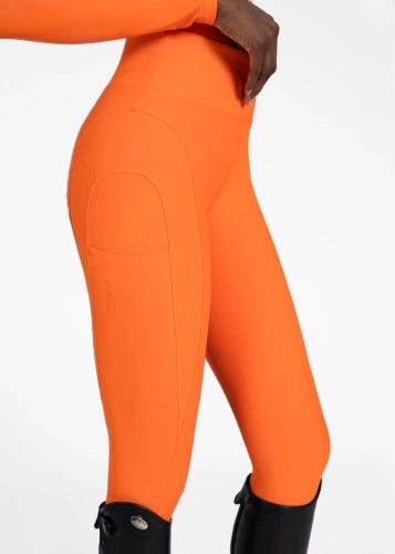 Maximilian Outline női lovaglóleggings - narancssárga, XS