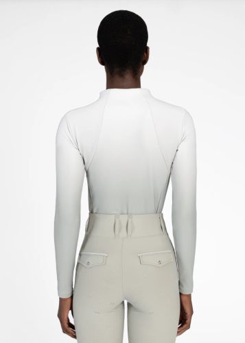 Maximilian Ombre hosszú ujjú női lovaglófelső - laurel, XXS