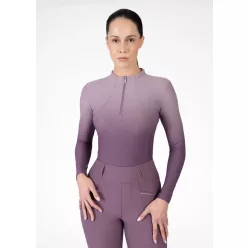   Maximilian Ombre hosszú ujjú női lovaglófelső - orchidea, XS