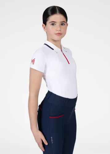 Maximilian YR Concept Rövid Ujjú Póló (fehér), 5XS (115 - 125 cm)