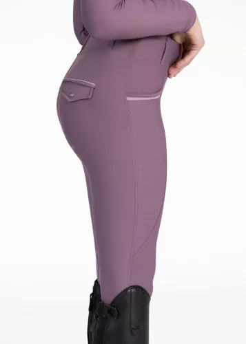 MAXIMILIAN YR Pro Riding Leggings (Full Grip) - Plum, 5XS