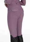 MAXIMILIAN YR Pro Riding Leggings (Full Grip) - Plum, 4XS