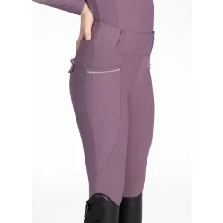 MAXIMILIAN YR Pro Riding Leggings (Full Grip) - Plum, 3XS