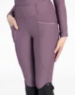 MAXIMILIAN YR Pro Riding Leggings (Full Grip) - Plum, 2XS
