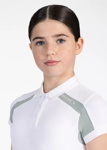 Maximilian YR Aveen Polo Póló (fehér/levélzöld)