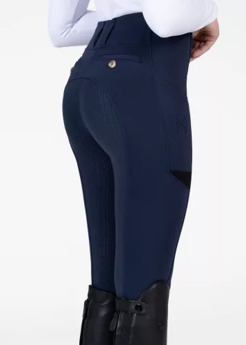 Maximilian YR Tech Lovagló Leggings (tengerészkék), 4XS (125 - 135 cm)