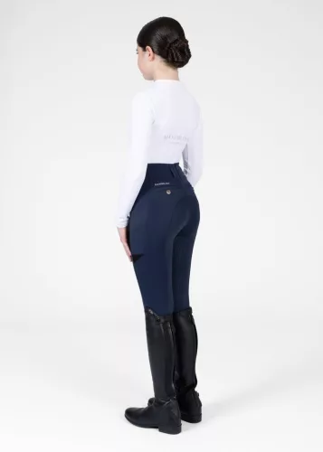 Maximilian YR Tech Lovagló Leggings (tengerészkék), 4XS (125 - 135 cm)