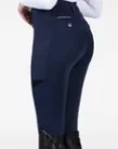Maximilian YR Tech Lovagló Leggings (tengerészkék), 3XS (135 - 145 cm)
