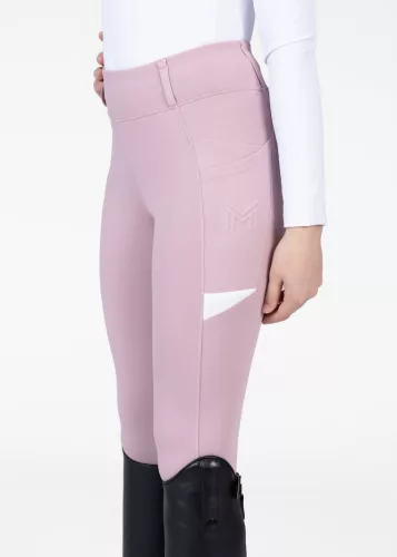 Maximilian YR Tech Lovagló Leggings (mauve), 3XS (135 - 145 cm)