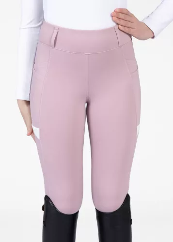 Maximilian YR Tech Lovagló Leggings (mauve), 3XS (135 - 145 cm)