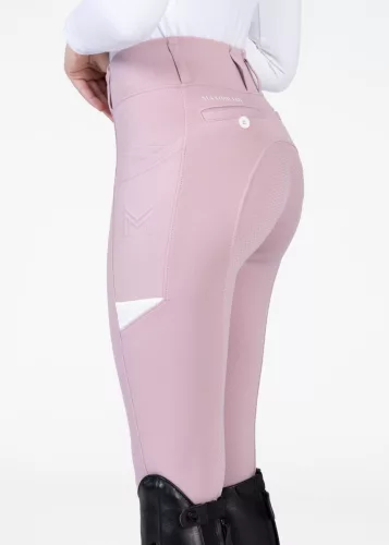 Maximilian YR Tech Lovagló Leggings (mauve), 3XS (135 - 145 cm)