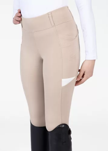 Maximilian YR Tech Lovagló Leggings (bézs)