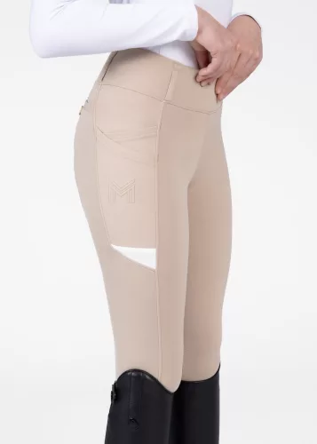 Maximilian YR Tech Lovagló Leggings (bézs)
