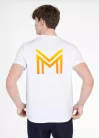 Maximilian Férfi Symbol Póló (fehér/tangerin) - XXS