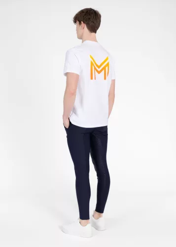 Maximilian Férfi Symbol Póló (fehér/tangerin) - XXS