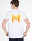 Maximilian Férfi Symbol Póló (fehér/tangerin) - XXS