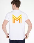Maximilian Férfi Symbol Póló (fehér/tangerin) - XXS