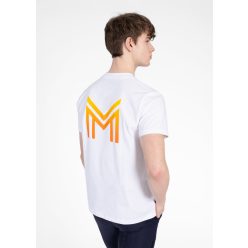 Maximilian Férfi Symbol Póló (fehér/tangerin) - XS