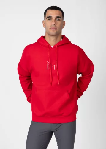 Maximilian Férfi Icon Oversized Kapucnis Pulóver (grenadine), XS