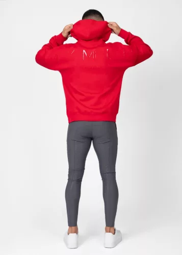 Maximilian Férfi Icon Oversized Kapucnis Pulóver (grenadine), S