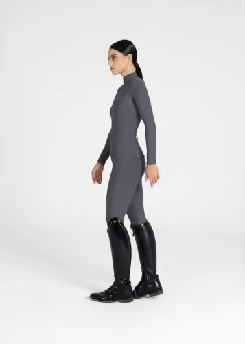 MAXIMILIAN Pro Riding Leggings (Full Grip) - Graphite, XXS