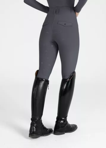 MAXIMILIAN Pro Riding Leggings (Full Grip) - Graphite, XS