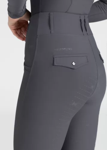 MAXIMILIAN Pro Riding Leggings (Knee Grip) - Graphite, L