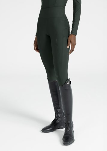 Maximilian Outline Lovagló Leggings (hunter green)