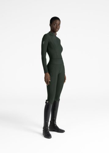 Maximilian Outline Lovagló Leggings (hunter green)