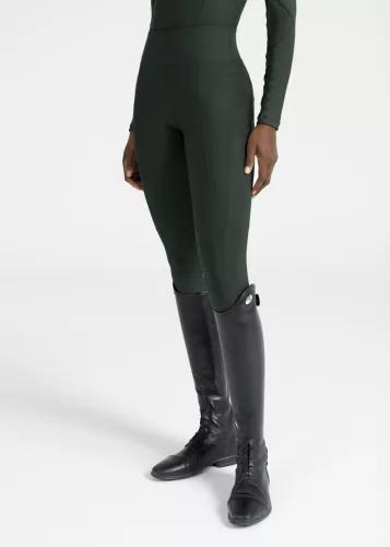 Maximilian Outline Lovagló Leggings (hunter green), L