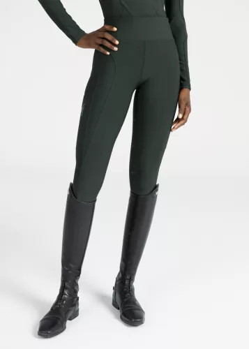Maximilian Outline Lovagló Leggings (vadász zöld), XL