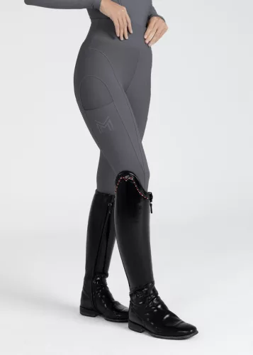 Maximilian Outline Lovagló Leggings (grafit), XS