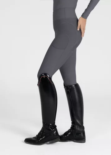 Maximilian Outline Lovagló Leggings (grafit), M