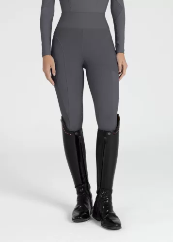 Maximilian Outline Lovagló Leggings (grafit), L