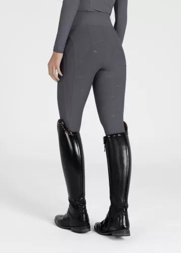 Maximilian Outline Lovagló Leggings (grafit), L