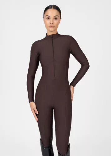 Maximilian Femme Riding Jumpsuit (csokoládé)
