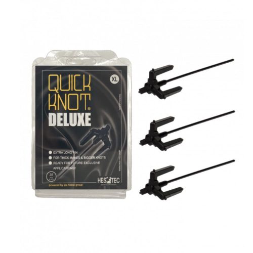 Waldhausen Quick Knot Deluxe sörényfonó készlet-fekete