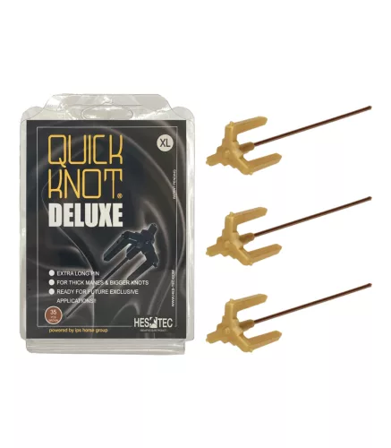 Waldhausen Quick Knot Deluxe sörényfonó készlet - barna