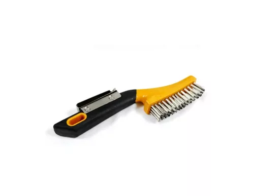Stainless Steel Brush with Holder