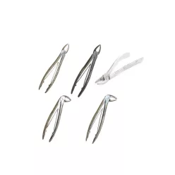 Set of 5 Wolf Tooth Forceps