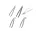 Set of 5 Wolf Tooth Forceps