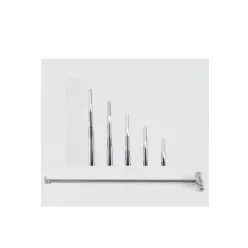   Dental Pick Set - Basic T-Handle - 8°, Wide Luxators Set - 5 mm, Screwdriver